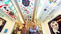 Barevné a smějící se čínské metro