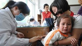 Epidemie v Číně postihuje velice často také děti