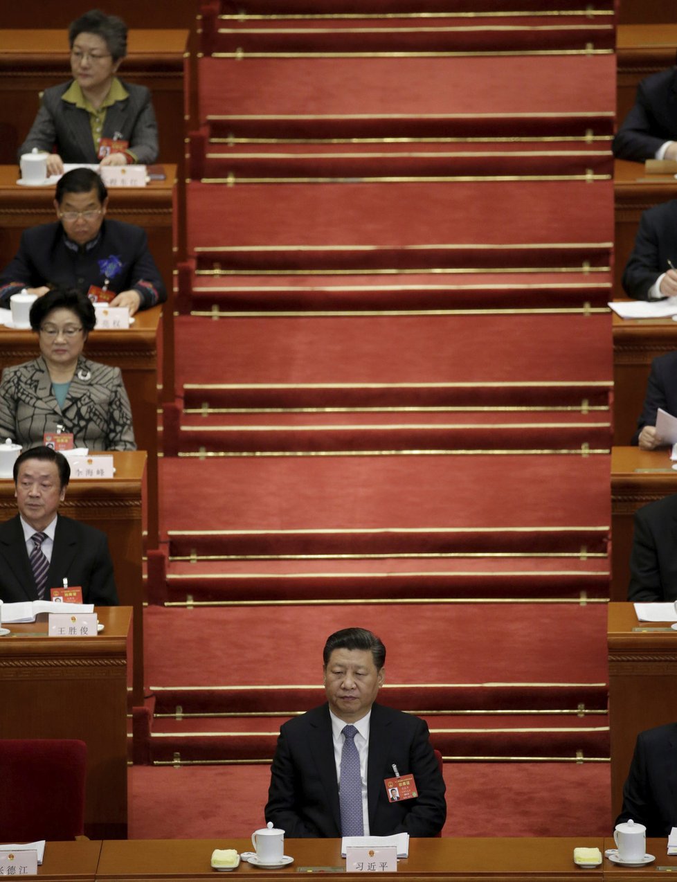 Zasedání čínského parlamentu v Pekingu