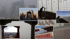 Peking netrpělivě čeká na příchod studené fronty a doufá, že rozežene dusivý smog.