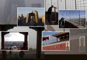 Peking netrpělivě čeká na příchod studené fronty a doufá, že rozežene dusivý smog.