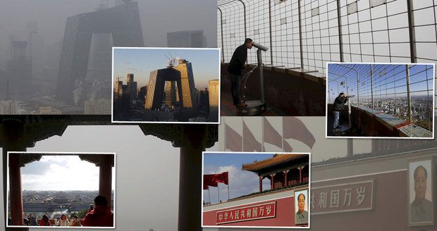 Lidi dusí žlutý karcinogenní oblak: Plíce neochrání ani roušky, bojí si obyvatelé Pekingu