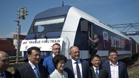 Z Prahy do Číny vyjel první přímý nákladní vlak.