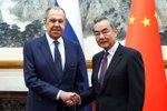 Sergej Lavrov v Číně: Přivítal ho Wang I (9.4.2024)