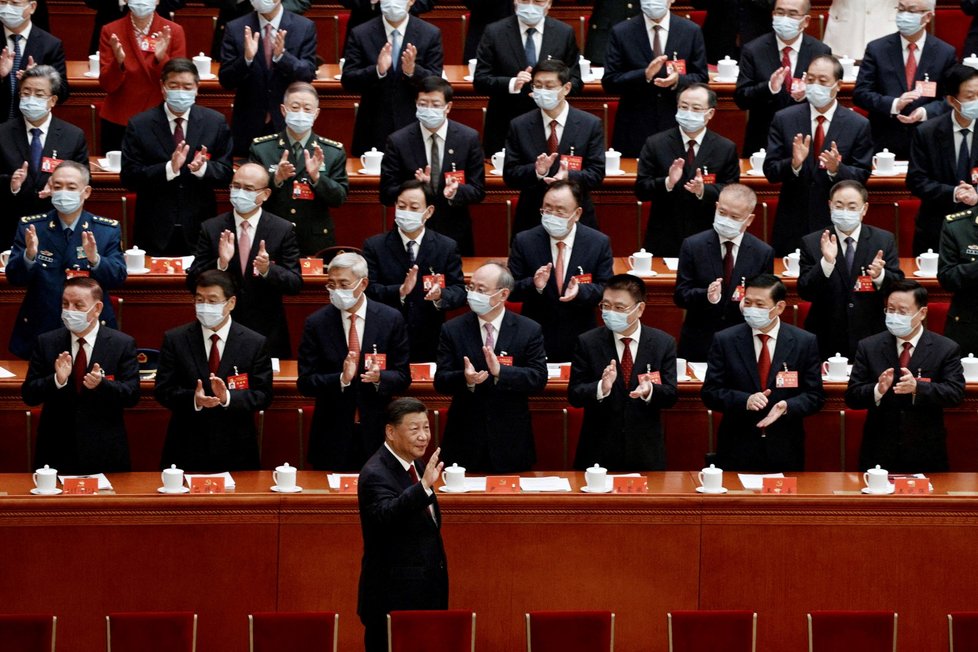 Sjezd čínských komunistů v Pekingu. (16.10.2022)