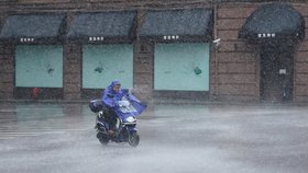 Tajfun v Číně (ilustrační foto)