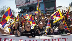 Celý svět vyjádřil podporu Tibetu