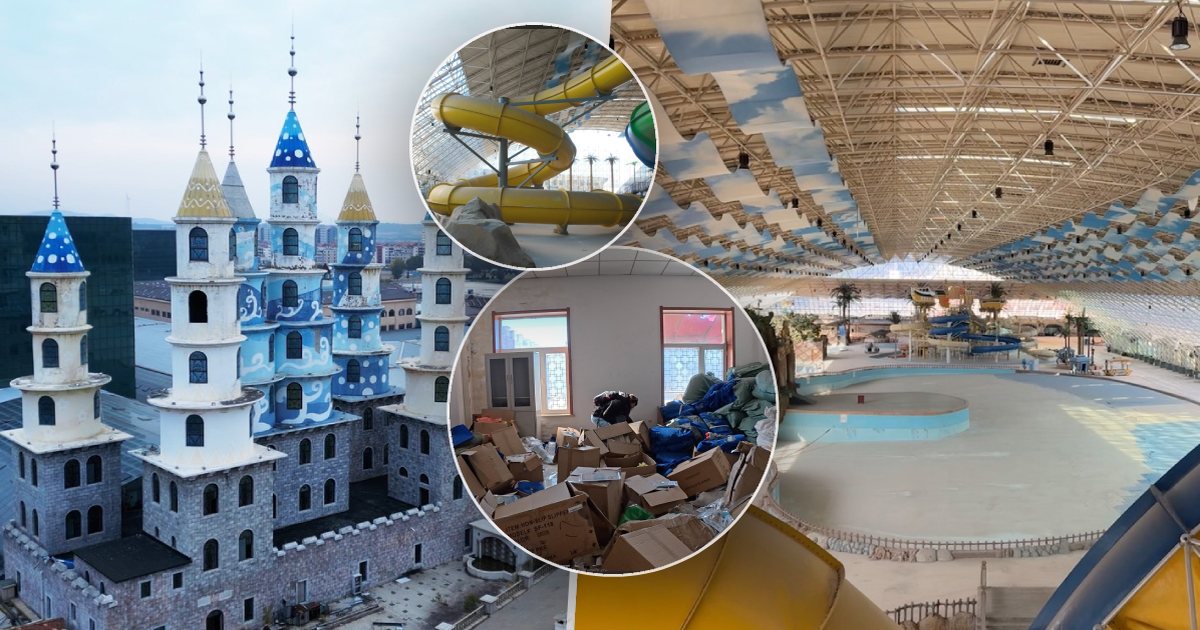 Un área de 320 mil millones y… ¡El parque acuático abandonado da miedo!