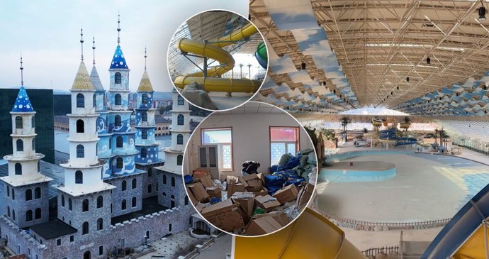 Opuštěný aquapark v Číně