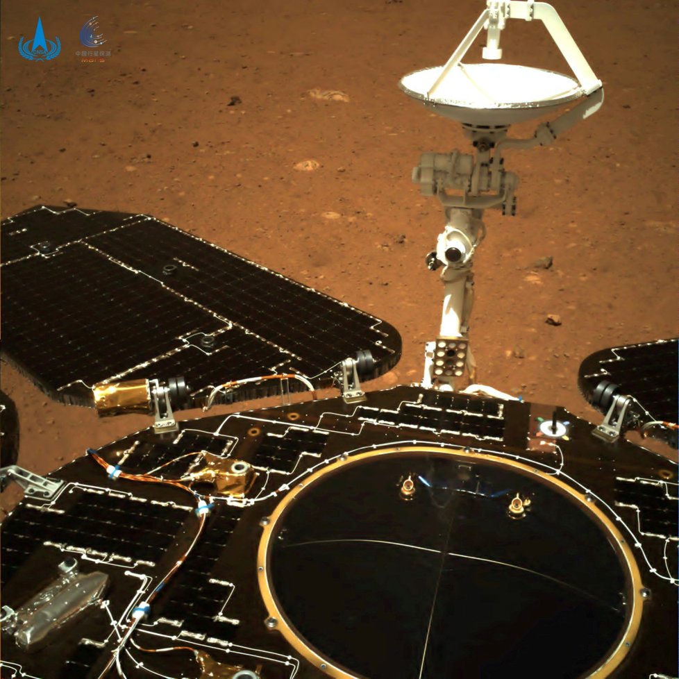 Čínská sonda na Marsu.