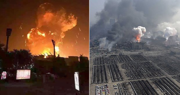 Mohutné exploze v Číně si vyžádaly 85 životů