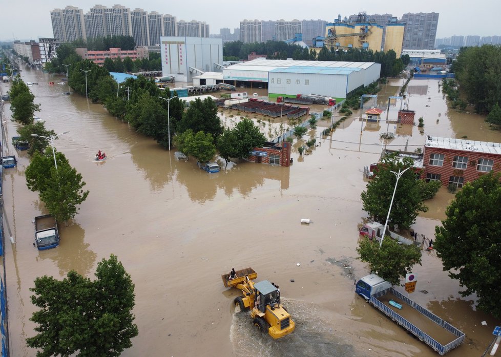 Záplavy v Číně