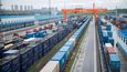 Přeprava zboží z Číny do Evropy po železnici zažívala v minulých letech boom.