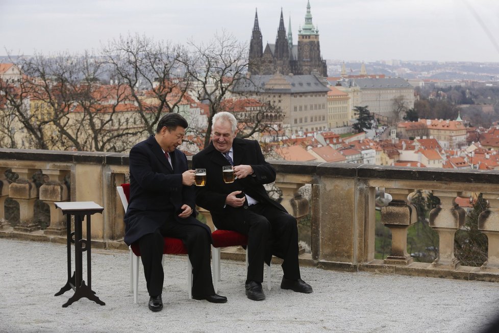 Prezident Miloš Zeman je zastánce Číny.