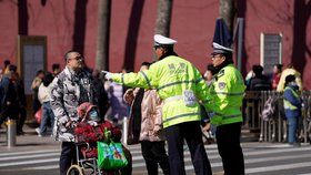 Čínská policie (ilustrační foto).