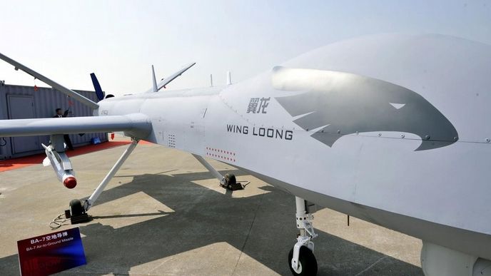 Čínský bezpilotní letoun Wing Loong (Foto: Profimedia)