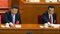 Čínský prezident Si Ťin-pching a premiér Li Kche-čchiang