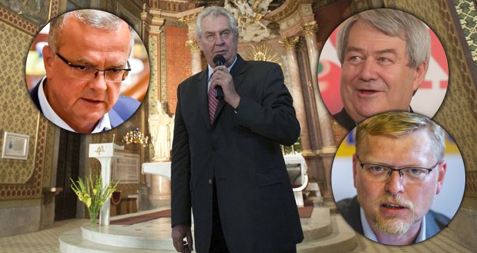 Miloš Zeman se přidal k zastáncům zdanění církevních restitucí. To se snaží prosadit komunisté. Lidovci i TOP 09 mluví o protiústavní hanebnosti.