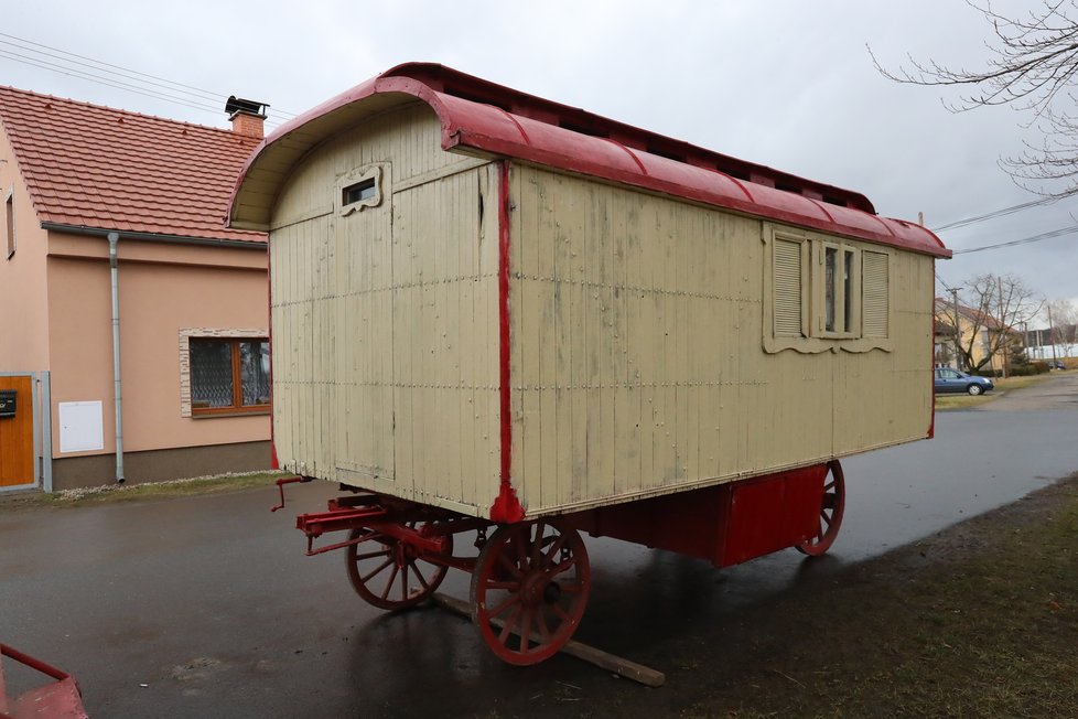 Originální maringotka cirkusu Humberto.