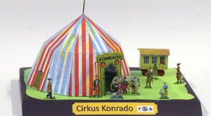 Vystřihovánka ke stažení: Cirkus Konrado