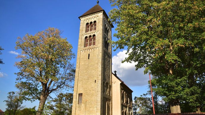 Kostel svatého Jakuba Staršího v obci Církvice