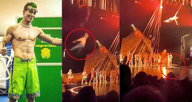 Akrobat z Cirque du Soleil se při show zřítil z 6 metrů: Pád nepřežil