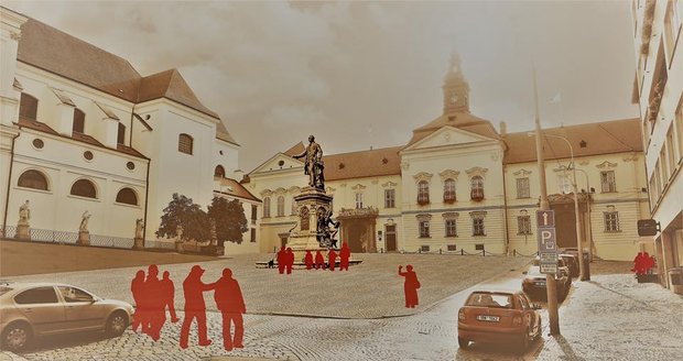 Návrh radních Brna-střed na umístění sochy císaře Františka Josefa II. na Dominikánské náměstí