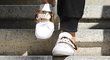 Kristýna Zemanová si vzala výrazné boty