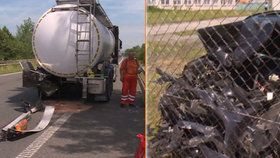 Muž naboural do cisterny a utekl - auto měl kradené.