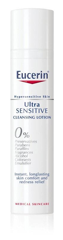 Eucerin UltraSENSITIVE Krémový čisticí gel, 379 Kč (100ml), koupíte v síti lékáren