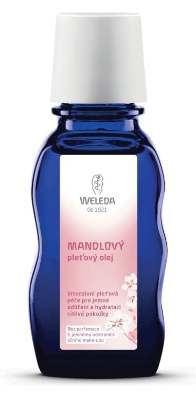 Weleda mandlový pleťový olej, 399 Kč (50ml), koupíte na www.weleda.cz