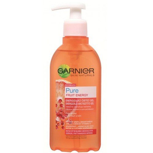 Garnier Energizující čistící gel Pure Fruit Energy, 129 Kč, www.krasa.cz