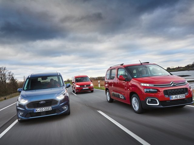 Citroën Berlingo vs. Ford Tourneo Connect vs. Volkswagen Caddy