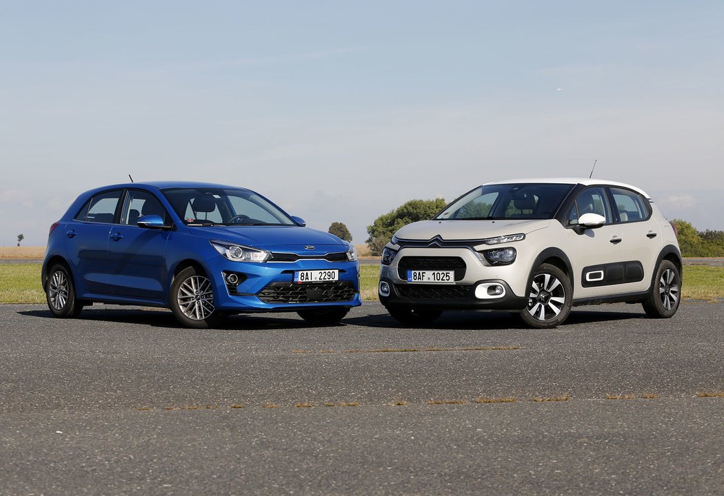 Citroën C3 1.2 PureTech vs. Kia Rio 1.0 T-GDI MHEV