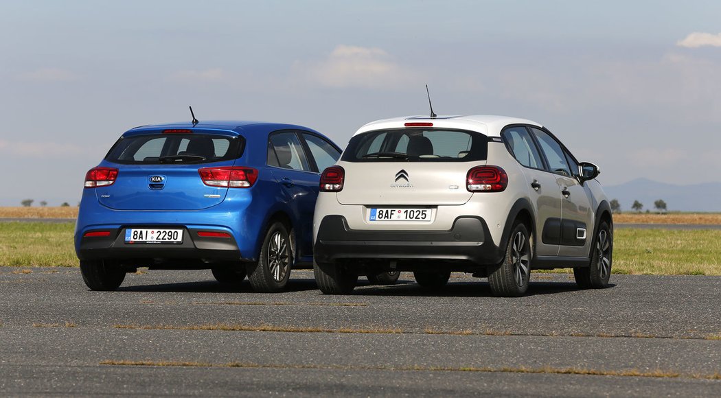 Citroën C3 1.2 PureTech vs. Kia Rio 1.0 T-GDI MHEV