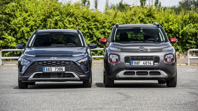 Citroën C3 Aircross vs. Hyundai Bayon Citroën C3 Aircross vs. Hyundai Bayon
