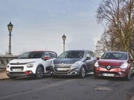 Citroën C3 1.2 PureTech 110 vs. Peugeot 208 1.2 PureTech 110 vs. Renault Clio 1.2 TCe 120  