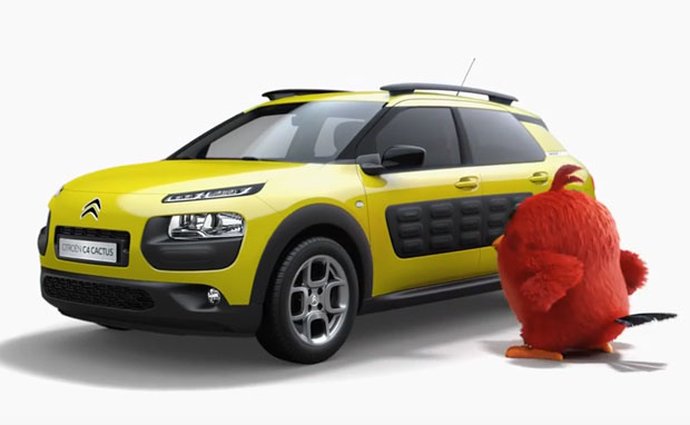Video: Citroën C4 Cactus vs. Angry Birds: Airbump je lepší než fitko!