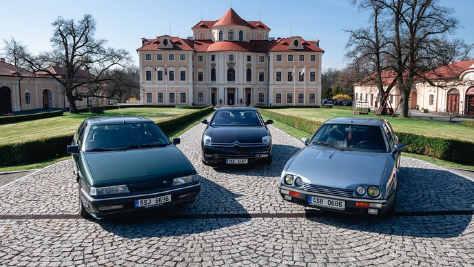 Citroën CX, Citroën XM a Citroën C6 Citroën CX, Citroën XM a Citroën C6