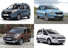 Dacia Dokker vs. Berlingo, Partner a Roomster: Co koupit?