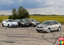 TEST Srovnávací test Světa motorů: Škoda Rapid vs. Dacia Lodgy vs. Citroën C4 vs. Renault Mégane