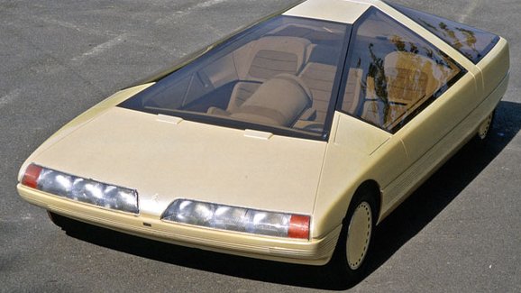 Zapomenuté koncepty: Citroën Karin (1980) - Třímístná pyramida se střechou velkou jako list papíru