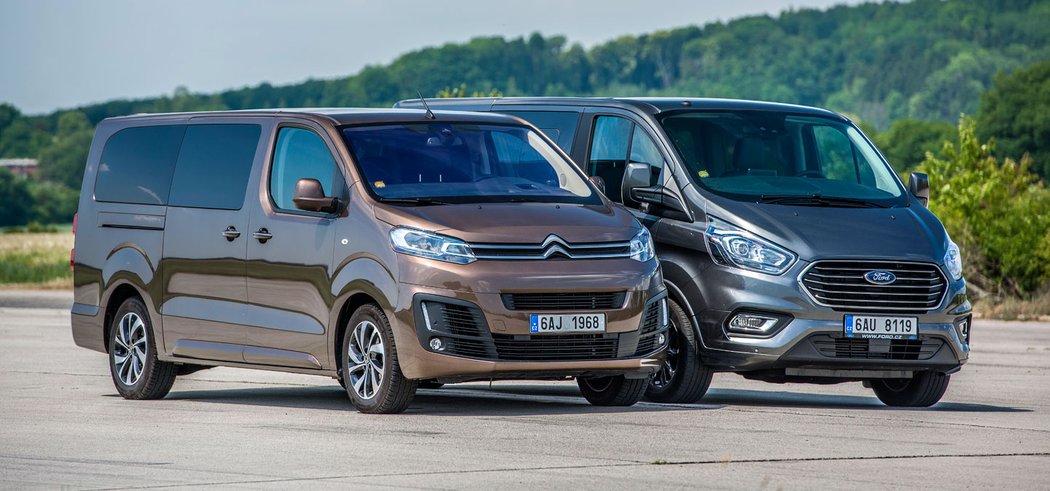 Citroën Spacetourer vs. Ford Tourneo Custom