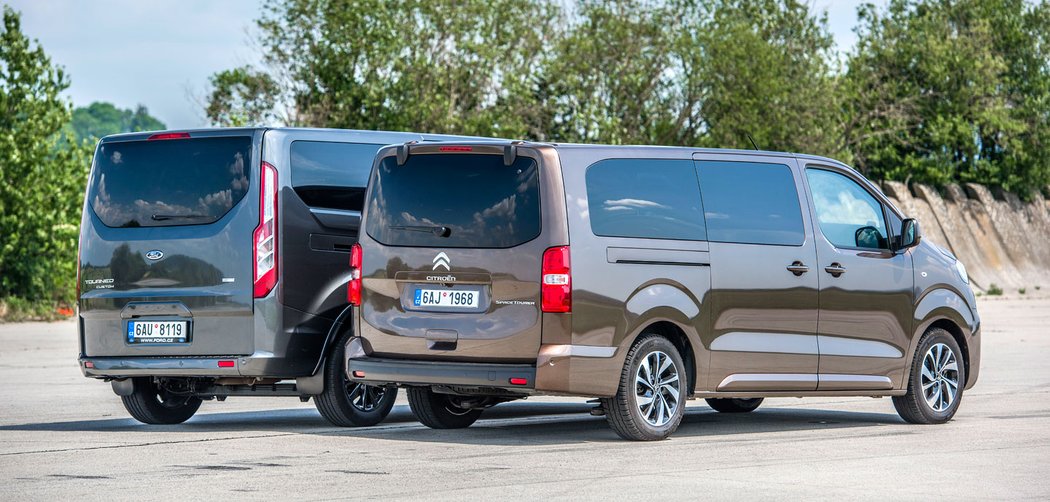 Citroën Spacetourer vs. Ford Tourneo Custom