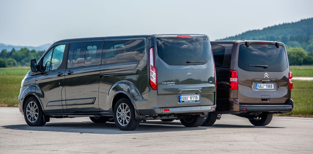 Citroën Spacetourer vs. Ford Tourneo Custom