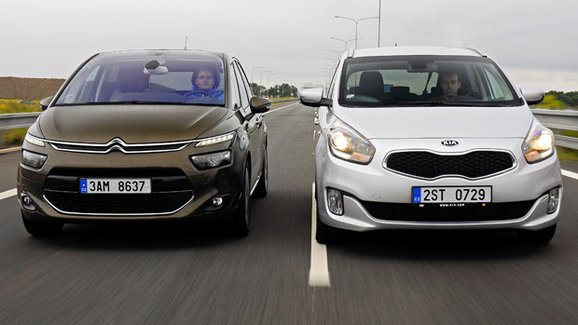 TEST Kia Carens 1.7 CRDi vs. Citroën C4 Picasso 1.6 e-HDi