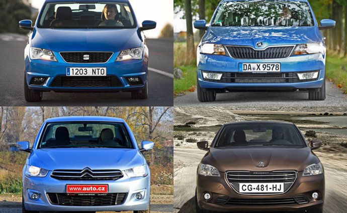 Škoda Rapid a SEAT Toledo vs Citroën C-Elysée a Peugeot 301: Který je lepší?