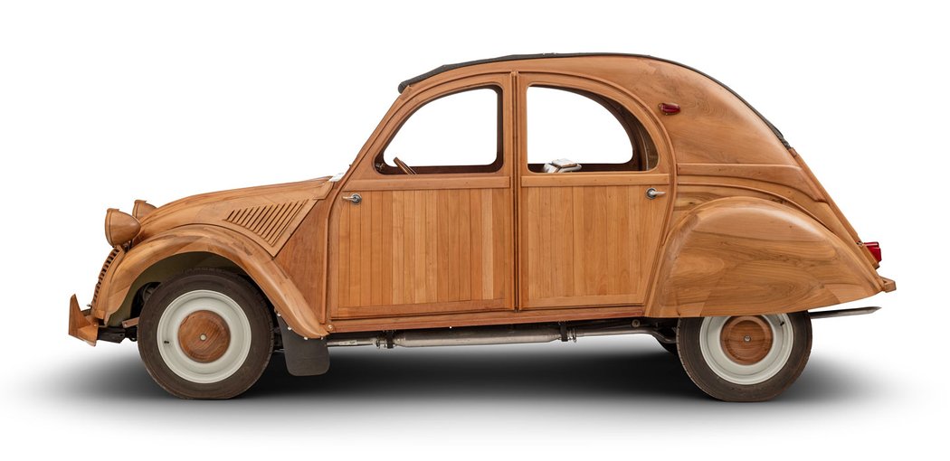 Dřevěný Citroën 2 CV