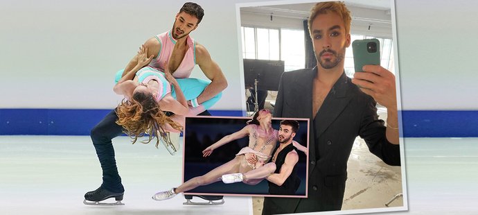 Čtyřnásobní mistři světa v tanci na ledě Guillaume Cizeron a Gabriella Papadakisová. Partner krasobruslařky přiznal, jak mu ztrpčovala dětství homosexualita...