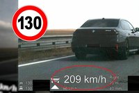 209 km/h! Cizinec svištěl dálnicí D1: Proletěl kolem policistů